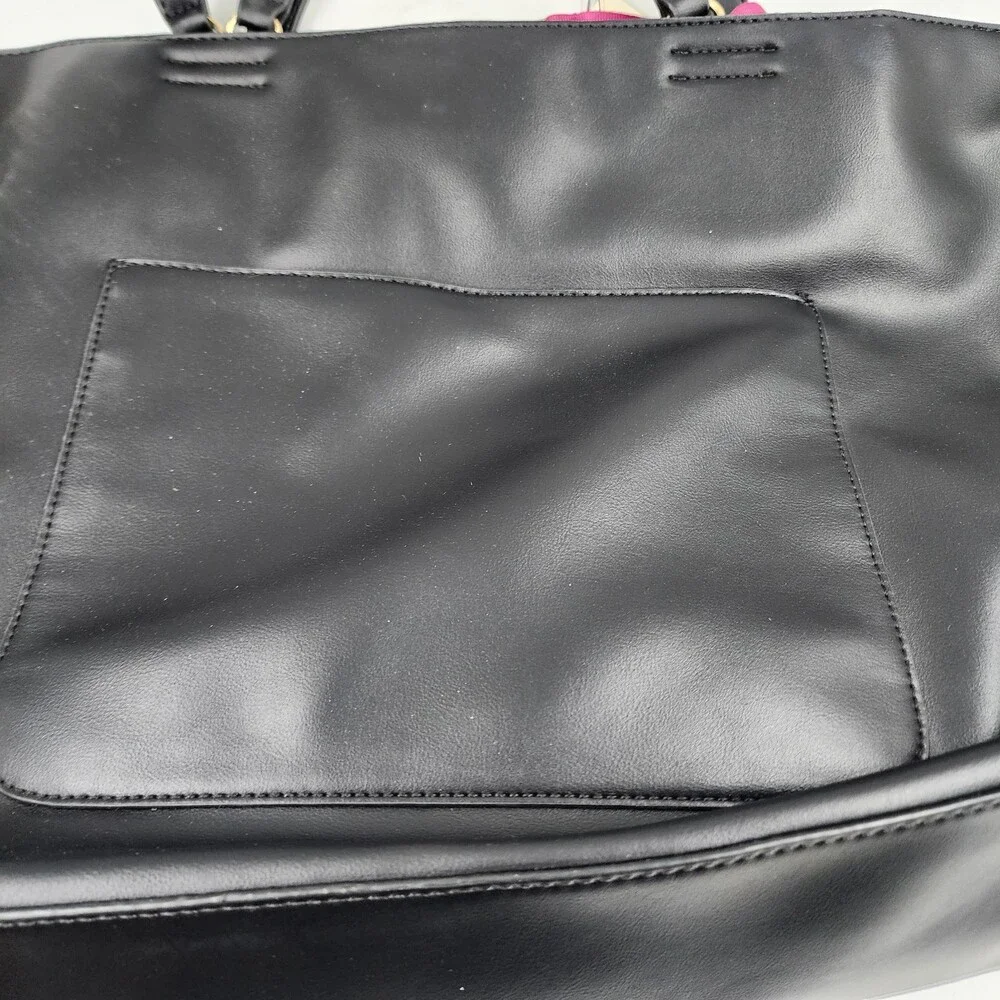 On 34th Leightonne Tote Bag Women's One Size Black Snap Closure